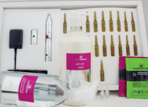 Microneedling Set Derma Pen - Professionelles Set: Microneedling Gerät mit Kosmetikprodukte