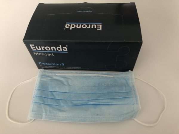 Euronda Monoart OP-Maske blau