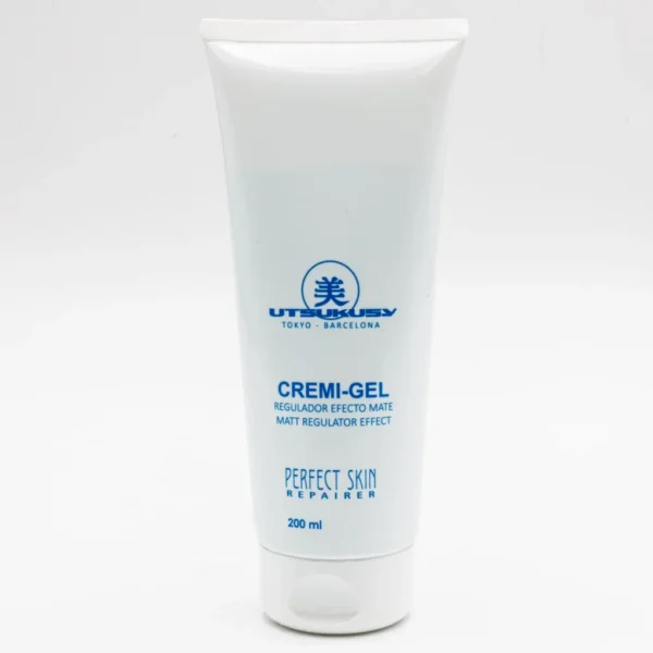 Cremi-Gel Creme 200ml Kabinenware von Utsukusy - Gesichtscreme gegen fettige Haut und bei zu Akne neigender Haut