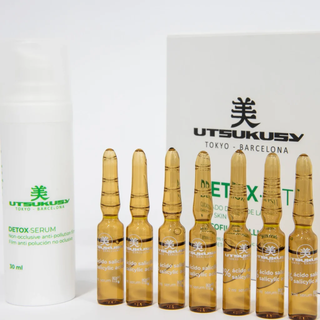 detox-homecare-set-utsukusy Detox Homecar Set mit 7 Salicylsäure-Ampllen für eine 7 Tage Detox-Kur von Utsukusy