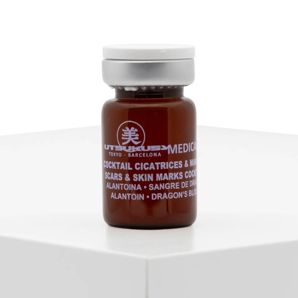 ampulle-microneedling-narben-serum Ampulle mit 5 ml Microneedling Narben Serum - Scars & Skin Marks Cocktail von Utsukusy